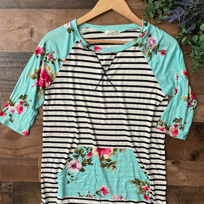 Jersey Floral Spring Top