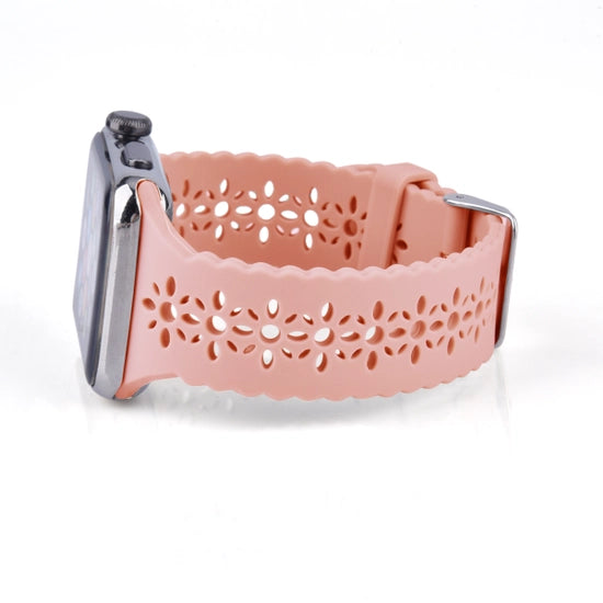 Lace Scalloped Silicone Apple Watch Band